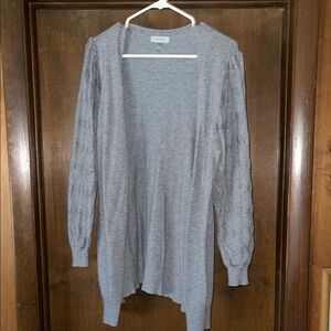 Cupio Heather Gray Cardigan Sweater